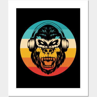 Monkey Music Retro Posters and Art